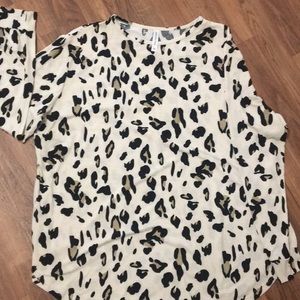 Leopard 3xl top long sleeve